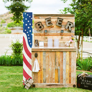 72in 4th of July  Wooden Porch Sign - Patriotic Decor to Celebrate Independence Day with Style