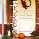 72-Inch Wooden "Happy Fall Y'all" Porch Sign - Seasonal Front Door Decor for Autumn Celebrations