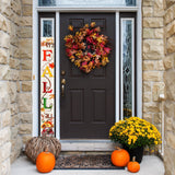 72-Inch Wooden "Happy Fall Y'all" Porch Sign - Seasonal Front Door Decor for Autumn Celebrations