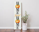 36in "Home Sweet Home" Fall Porch Sign - Pumpkin Sign for Front Door Decor during Autumn Celebrations