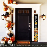 72in Welcome Sign for Front Door - Scarecrow Sunflower Design Perfect for Fall, Harvest, and Thanksgiving Celebrations