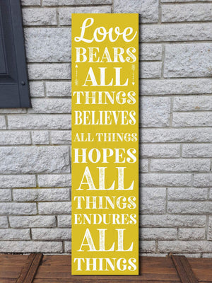 36in Christian Motivational Wooden Porch Sign - Inspirational Front Door Wall Decor for a Positive and Uplifting Atmosphere