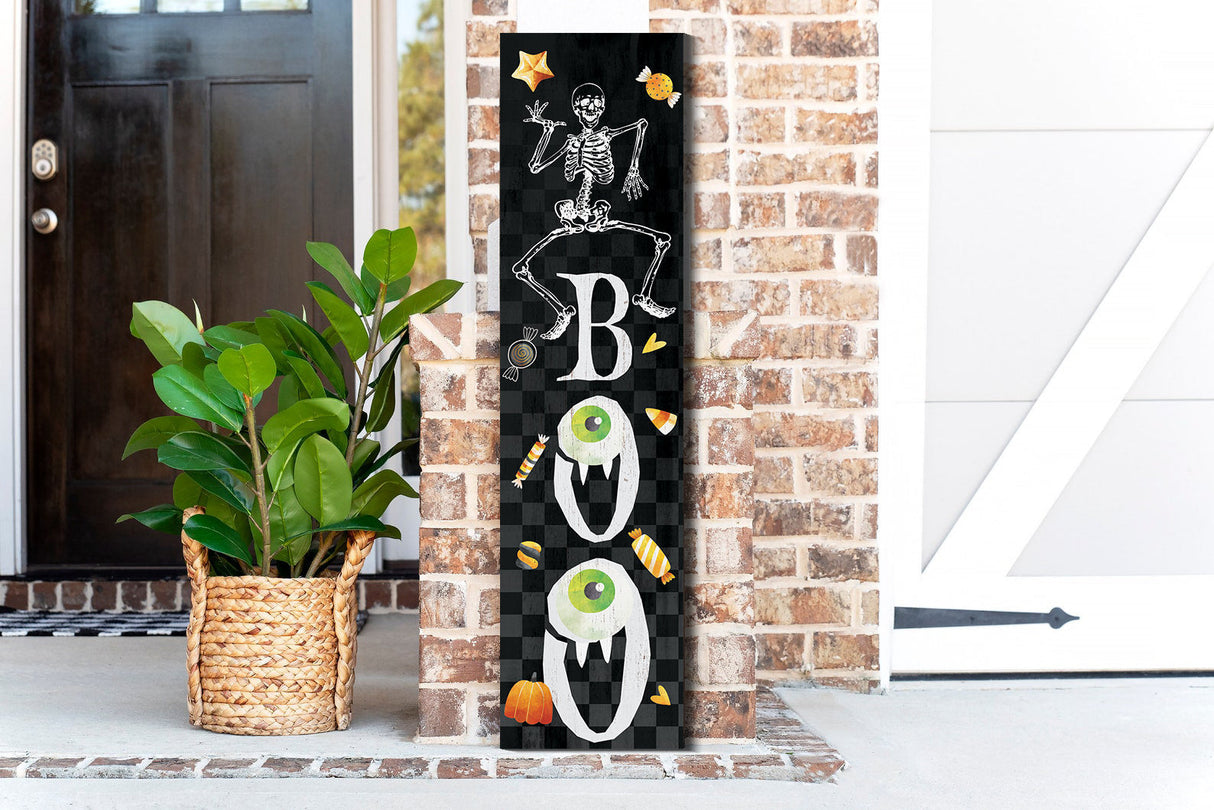 36" Farmhouse “Boo” Halloween Porch Sign