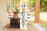 36in "Harvest" Fall Porch Sign | Modern Farmhouse Decoration | Ideal for Entryway, Mantle, Living Room, Kitchen, Porch Decor