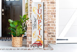 36in "Welcome Pumpkin" Fall Porch Sign - Rustic Harvest Decor for Front Door Display during Autumn Celebrations