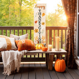 36in "Happy Thanksgiving" Fall Porch Sign - Rustic Harvest Decor for Front Door Display during Autumn Celebrations