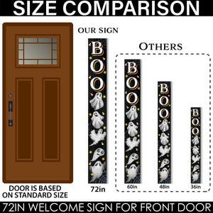 72" Wooden "BOO" Ghost Porch Sign
