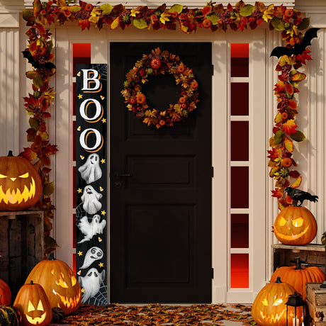 72" Wooden "BOO" Ghost Porch Sign