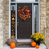 72in Wooden "Happy Harvest" Fall Welcome Porch Sign - Front Door Decor for Seasonal Celebrations, Vintage Fall Decoration