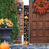 72in Wooden "Happy Harvest" Fall Welcome Porch Sign - Front Door Decor for Seasonal Celebrations, Vintage Fall Decoration