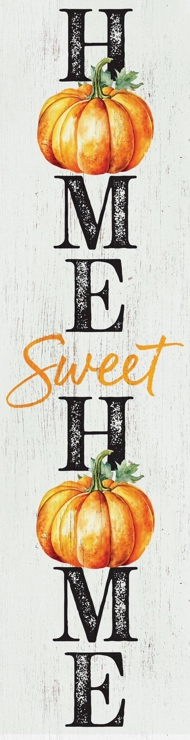 36in "Home Sweet Home" Fall Porch Sign - Pumpkin Sign for Front Door Decor during Autumn Celebrations