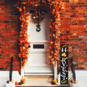48in "Harvest" Fall Porch Sign - Front Door Decor for Autumn Celebrations