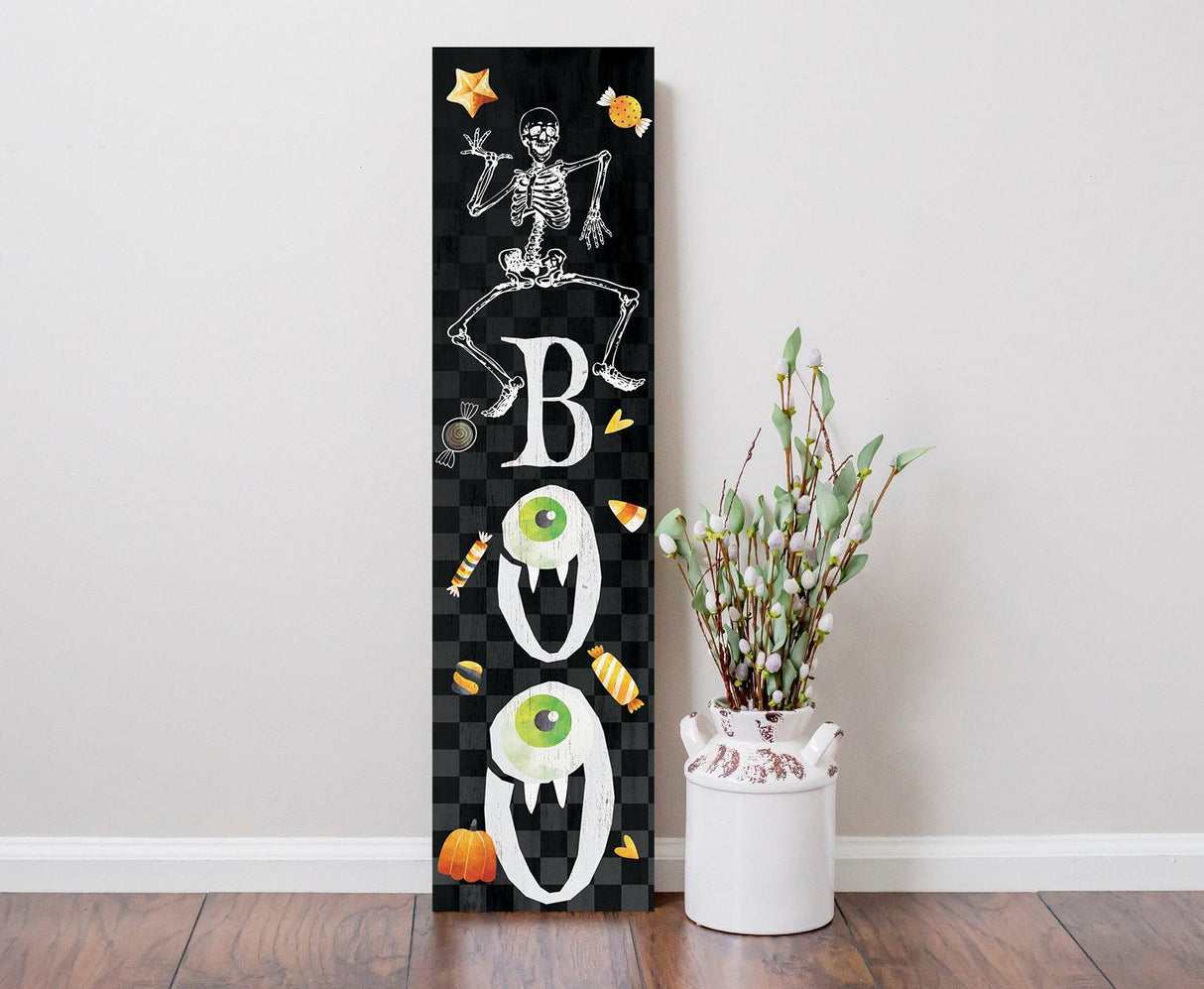 36" Farmhouse “Boo” Halloween Porch Sign