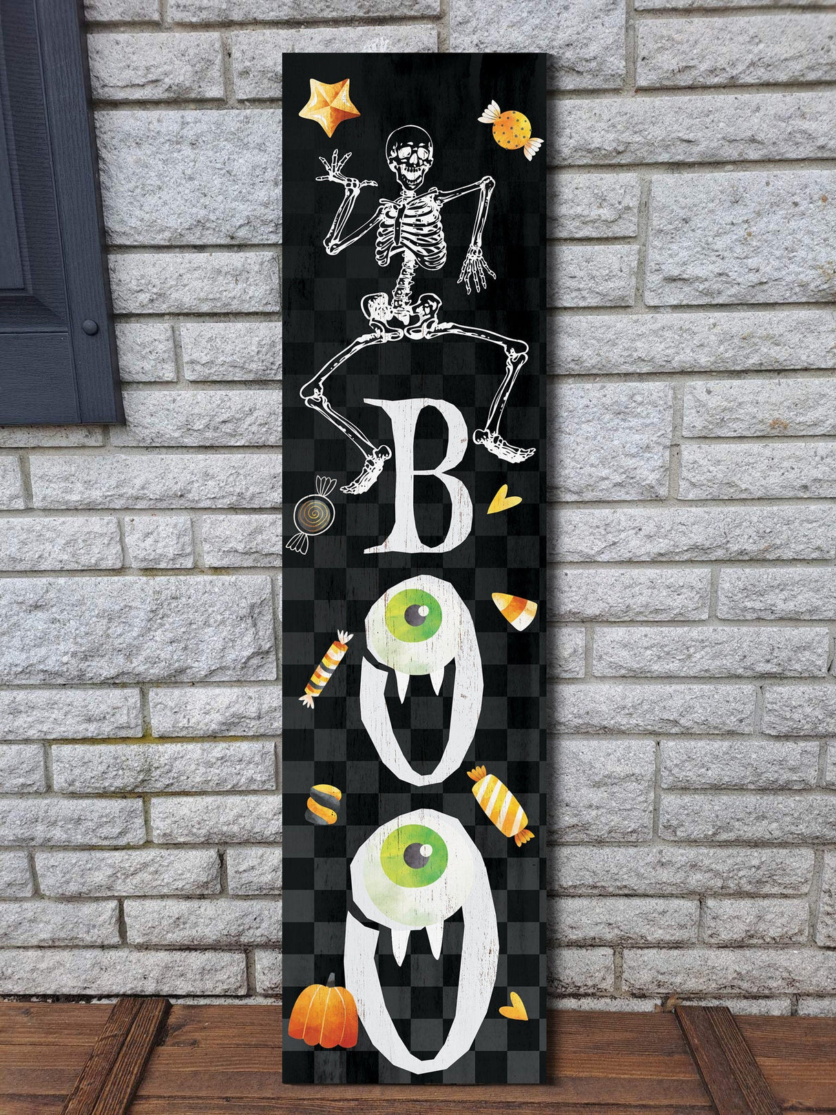 36" Farmhouse “Boo” Halloween Porch Sign