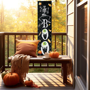 36" Farmhouse “Boo” Halloween Porch Sign