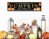 36in Personalized Pumpkin Farm Sign - Custom Family Name Pumpkin Farm Autumn & Fall Decor, Harvest Thanksgiving Sign