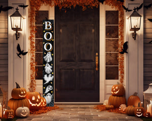 72" Wooden "BOO" Ghost Porch Sign