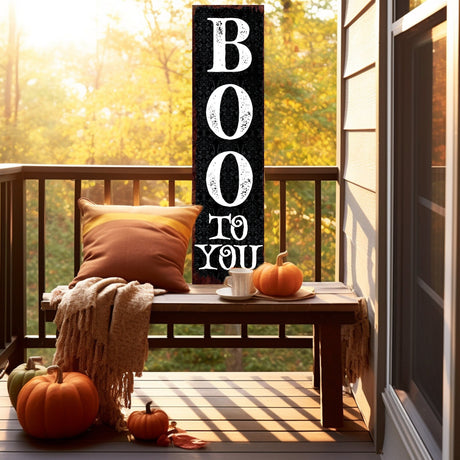 36" “BOO To You” Halloween Porch Sign