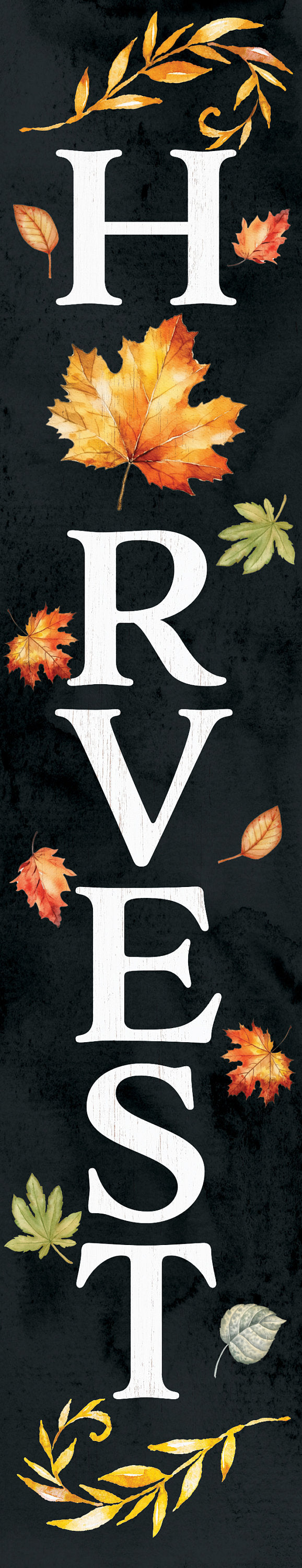 48in "Harvest" Fall Porch Sign - Front Door Decor for Autumn Celebrations