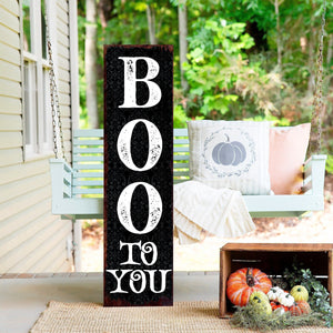 36" “BOO To You” Halloween Porch Sign