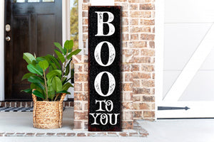 36" “BOO To You” Halloween Porch Sign