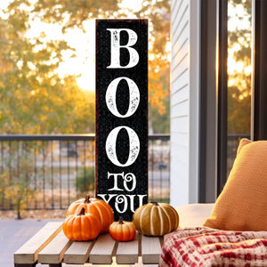 36" “BOO To You” Halloween Porch Sign