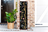 36in Merry Christmas Porch Sign - Front Porch Christmas Welcome Sign, Rustic Modern Farmhouse Entryway Board