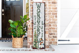 36in "It's The Most Wonderful Time of The Year" Christmas Porch Sign - Front Porch Christmas Welcome Sign, Rustic Farmhouse Entryway Board