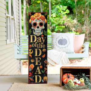 36in Day of the Dead Sugar Skull Porch Sign