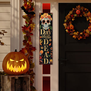 36in Day of the Dead Sugar Skull Porch Sign