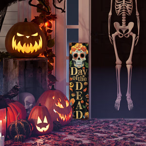 36in Day of the Dead Sugar Skull Porch Sign