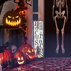 36in Hocus Pocus Halloween Porch Sign | Spooky Front Door Display | Hauntingly Festive Entryway Decor | Perfect for Halloween Celebrations