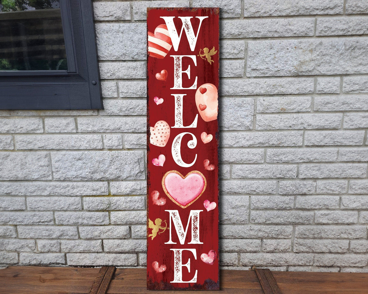 Rustic Modern Farmhouse 36in Welcome Porch Sign