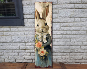 36in Modern Farmhouse Easter Sign for Front Porch Sign | Easter Outdoor Decor for Front Door