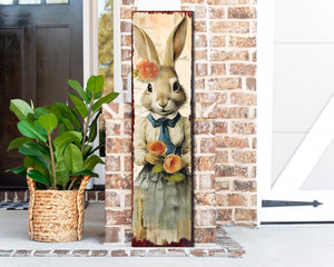 36in Rustic Farmhouse Easter Sign for Front Porch Sign| Easter Outdoor Decor for Front Door