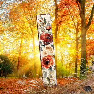 42in Fall Garden Stake - Watercolor Boho Floral Bouquet Decor - Ideal for Outdoor Decor, Yard Art, and Garden Decorations
