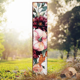 42" Watercolor Pumpkin Garden Stake