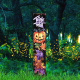 42-Inch Trick or Treat Watercolor Pumpkin Garden Stake