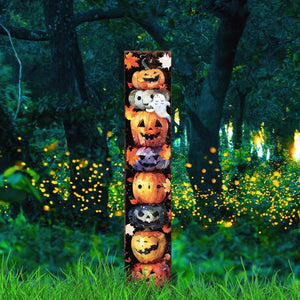 42-Inch Halloween Watercolor Jack-O’-Lantern Garden Stake