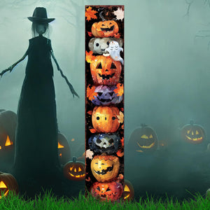 42-Inch Halloween Watercolor Jack-O’-Lantern Garden Stake