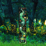 42-Inch Halloween Watercolor Poison Cauldron Garden Stake