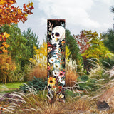 42" Watercolor Skeleton Garden Stake