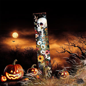 42" Watercolor Skeleton Garden Stake