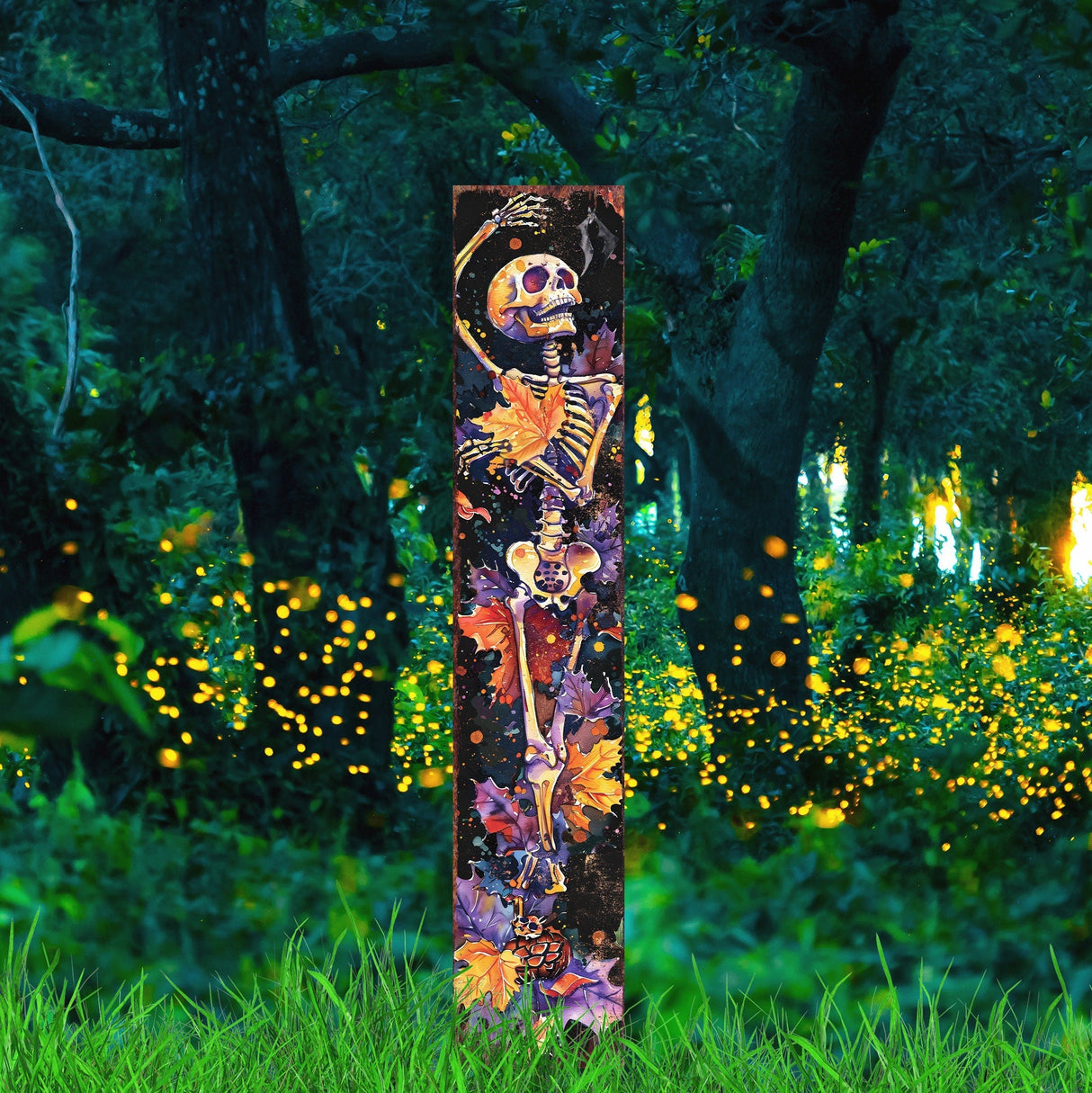 42-Inch Halloween Skeleton Garden Stake