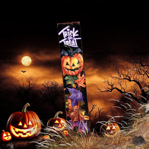 42-Inch Trick or Treat Watercolor Pumpkin Garden Stake