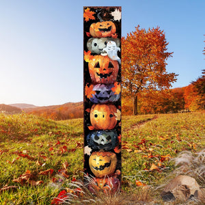 42-Inch Halloween Watercolor Jack-O’-Lantern Garden Stake