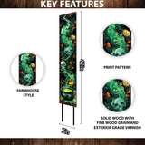 42-Inch Halloween Watercolor Poison Cauldron Garden Stake