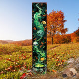 42-Inch Halloween Watercolor Poison Cauldron Garden Stake