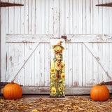 48in Fall Scarecrow Porch Sign -  Fall Plaque Front Porch with Autumn Decoration | Harvest Decor UV Print | Entryway Fall Decor | 48x12