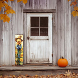 48in Fall Scarecrow Porch Sign - Front Porch Fall Plaque with Autumn Decoration | Harvest Decor UV Print | Entryway Fall Decor | 48x12